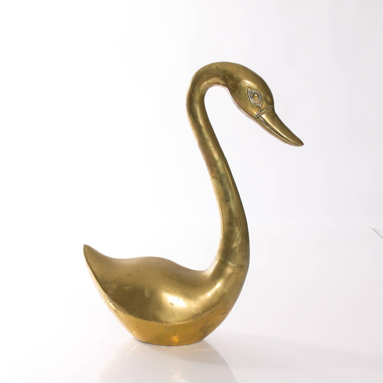 Pair of Brass Geese 2