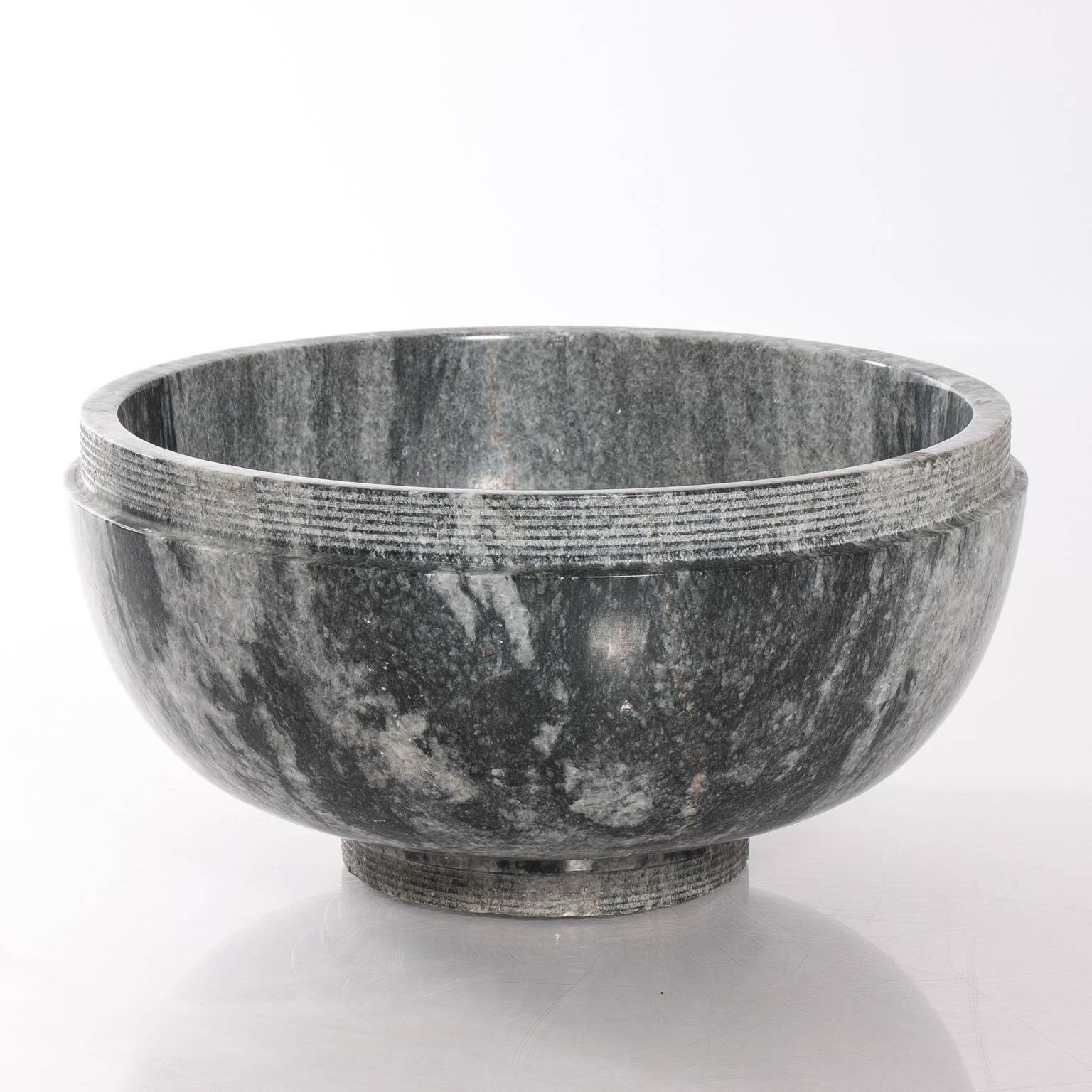 20th Century Modern Marble Bowl by Portuguese Artist