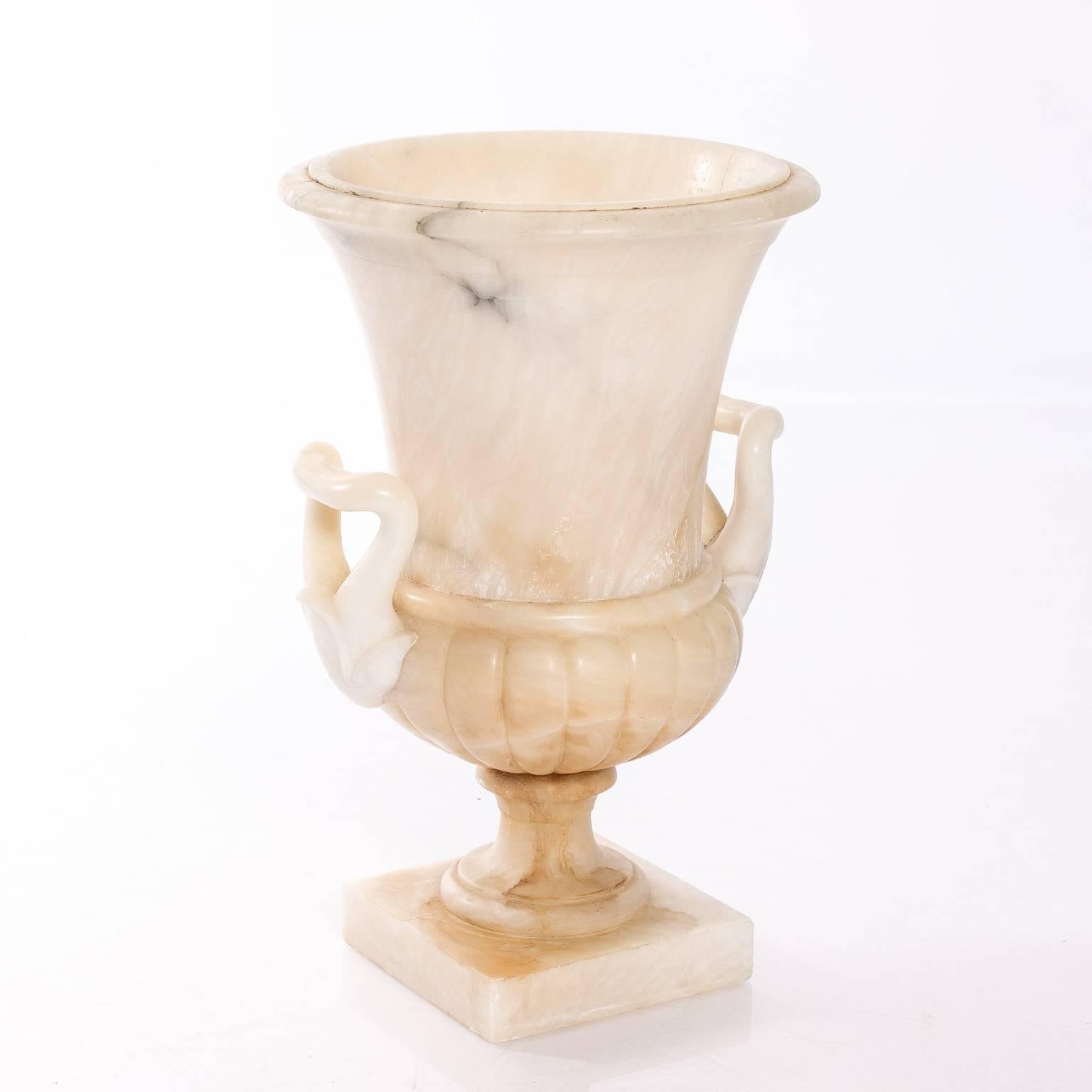 19th Century Neoclassical Alabaster Vase