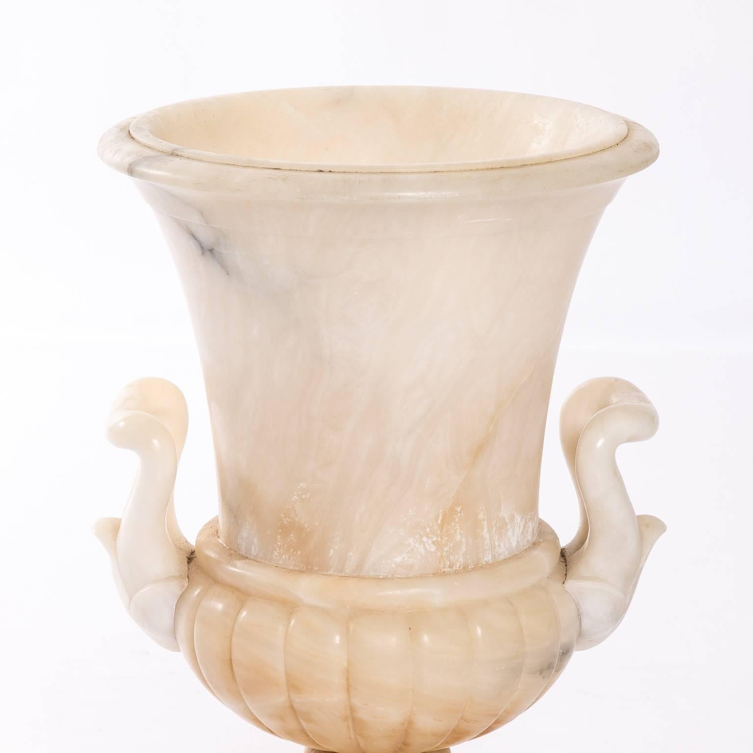Marble Neoclassical Alabaster Vase