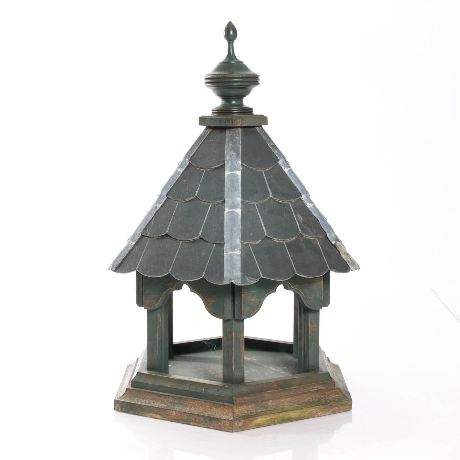 Antique slate roof dovecote, circa 1870.
 