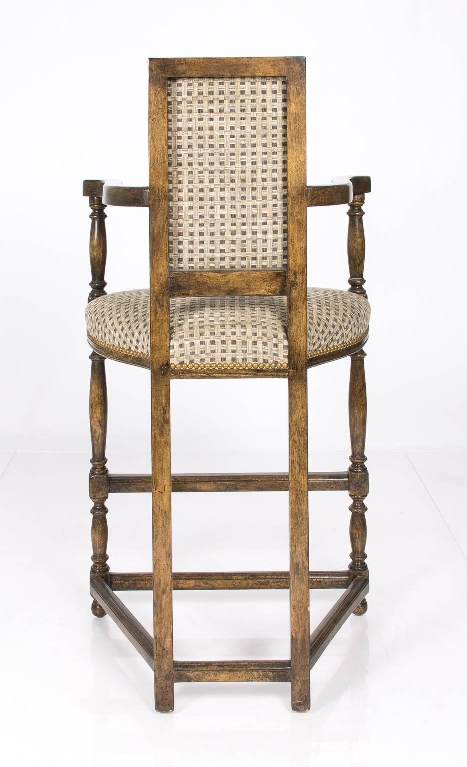 Baroque Paul Ferrante Walnut Chairs