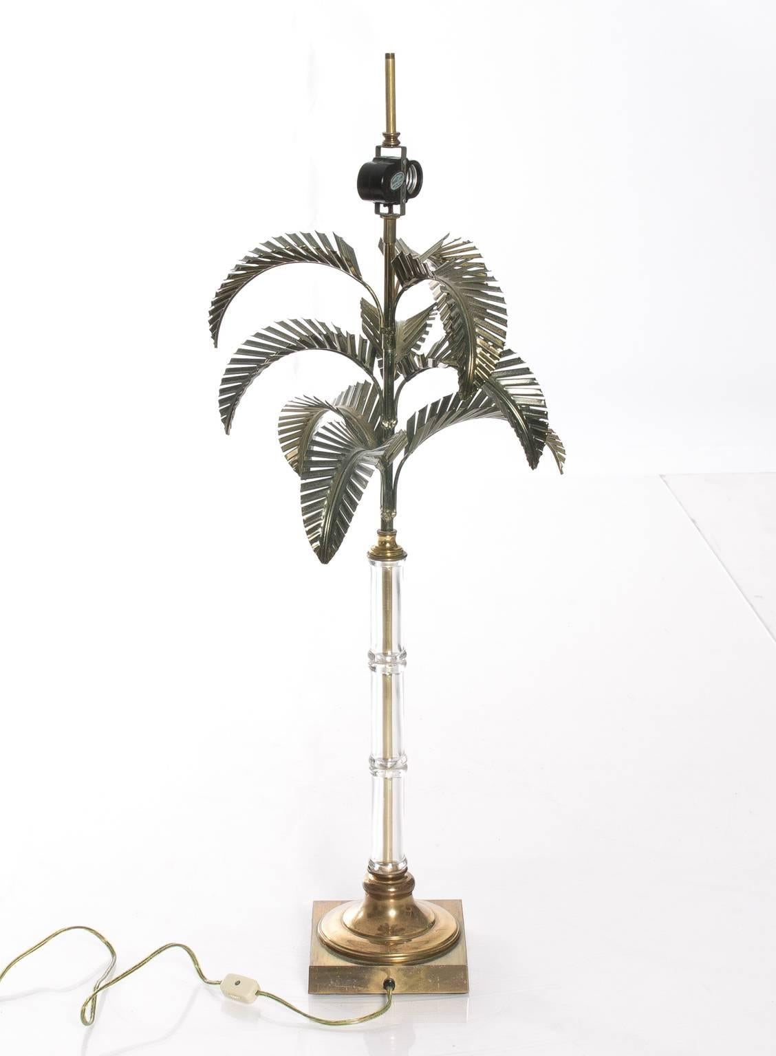 Mid-Century Modern Chapman Palm Tree Lamp 2
