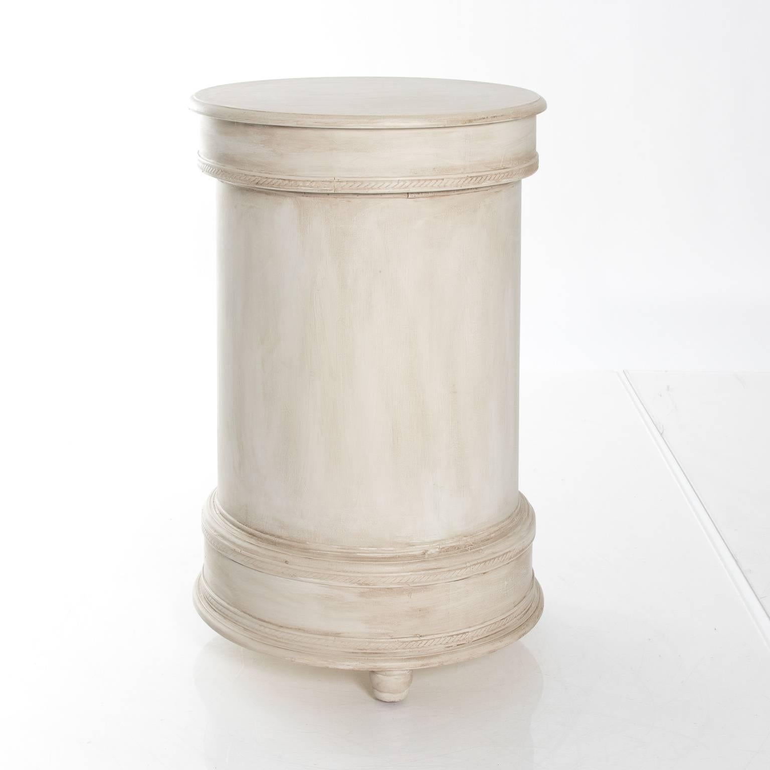 Painted Neoclassical Style Column Stand