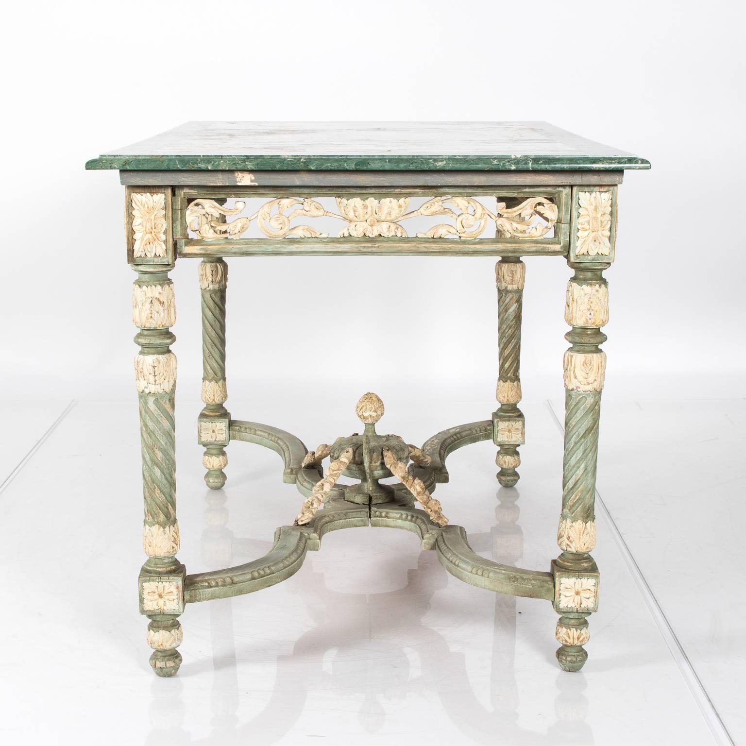 Neoclassical Napoleon III Style Pier Table For Sale
