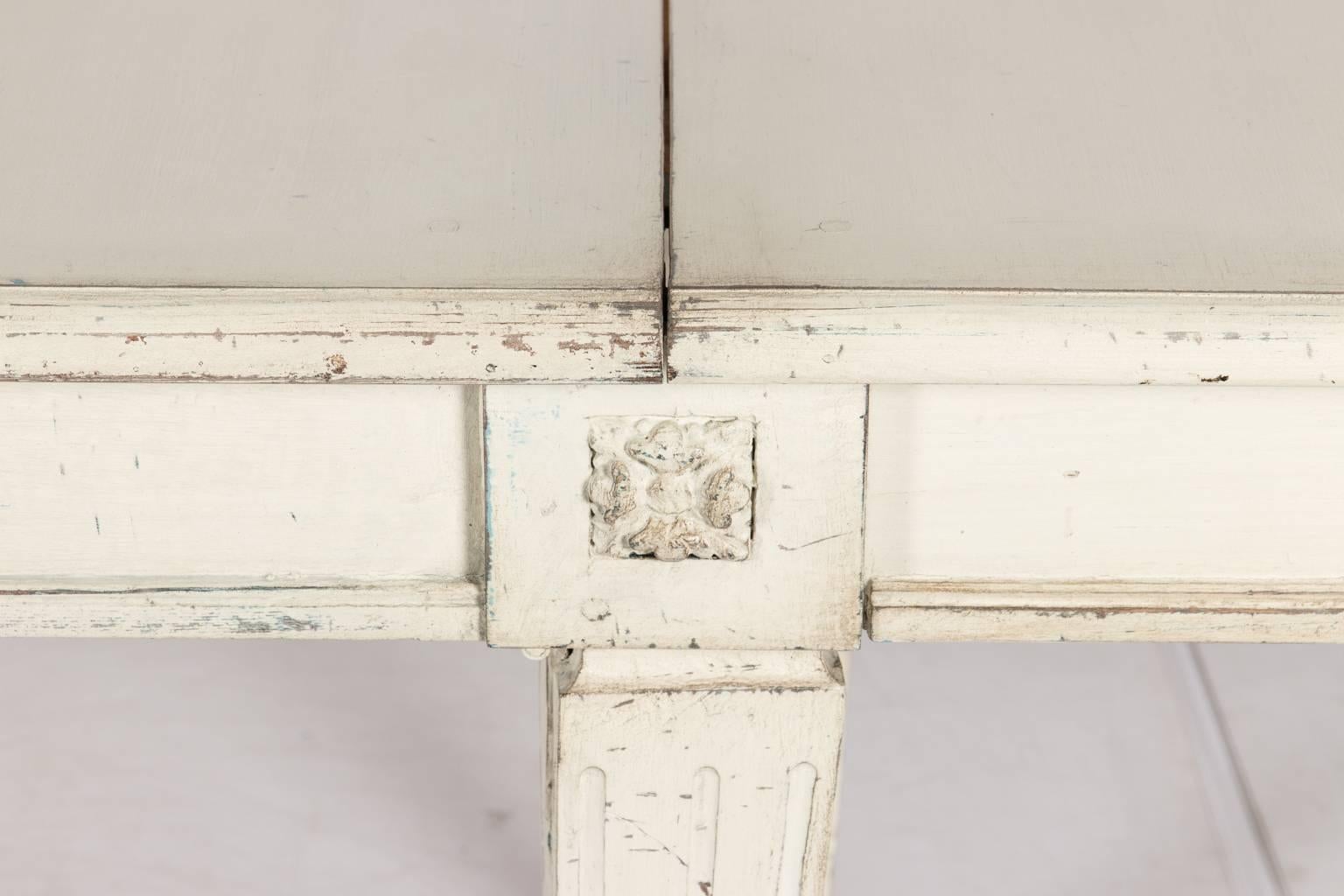 Painted Gustavian Style Dining Table 4