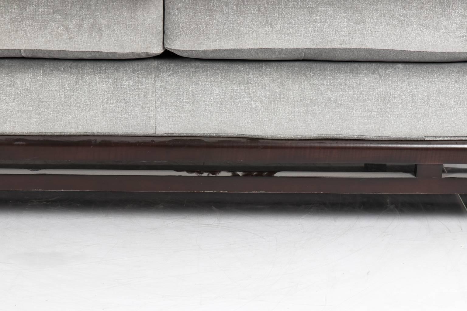 Wood Pearson Contemporary Custom Sofa