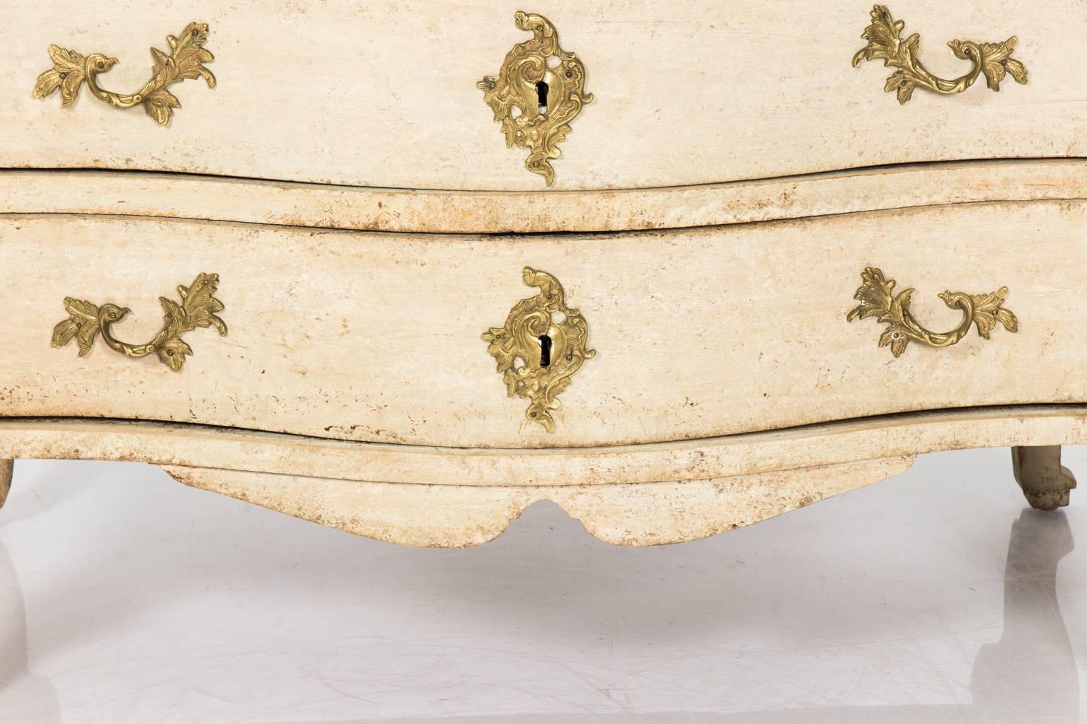 Swedish Rococo Style Commode In Good Condition In Stamford, CT