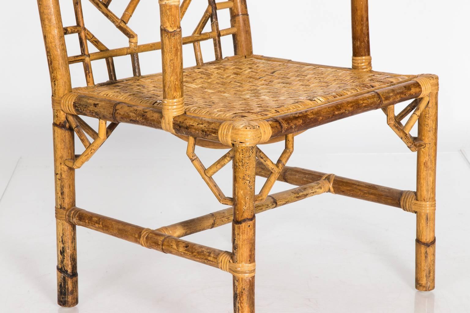 Chinoiserie Style Rattan Chair 2