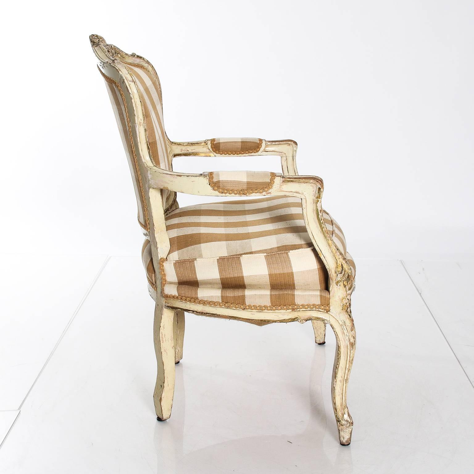 Louis XVI Open Armchairs For Sale 1