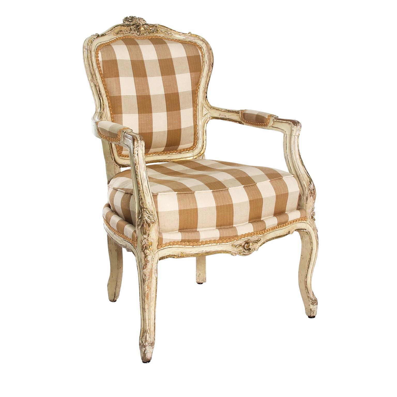 Louis XVI Open Armchairs For Sale 3