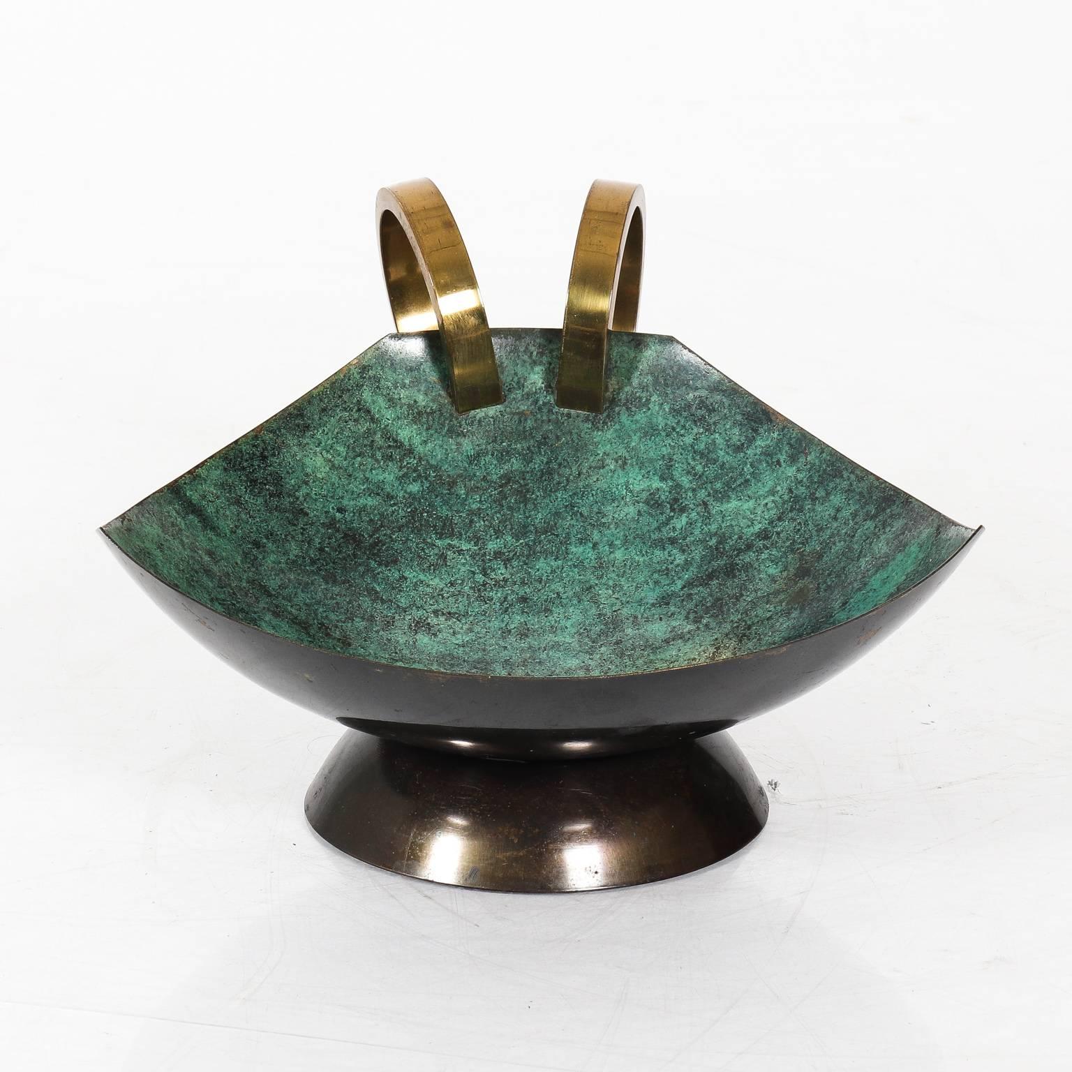 20th Century Midcentury Bronze Bowl For Sale