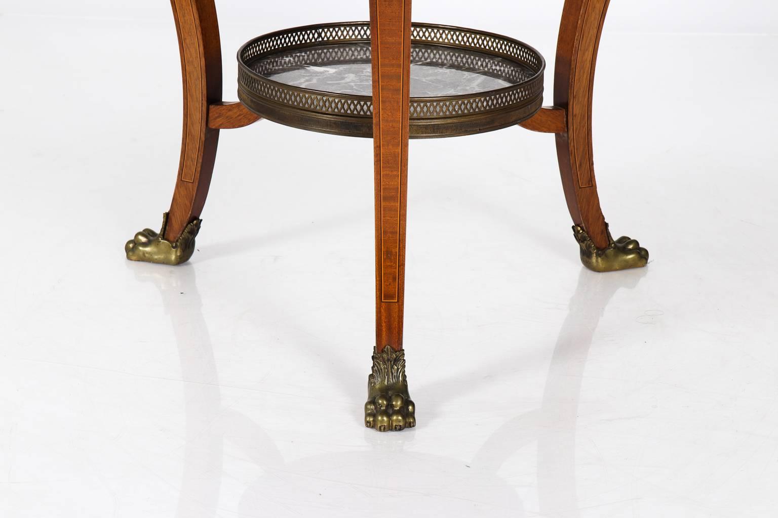 19th Century Regency Style Bouillotte Table For Sale