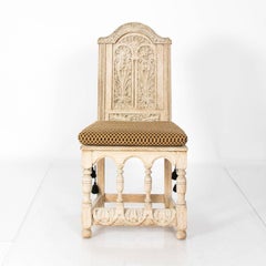 Set of Eight Jacobean Style Chairs