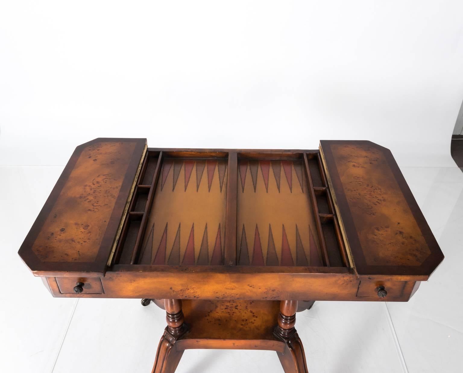 Mid-Century Modern Wood Game Table, circa 1940