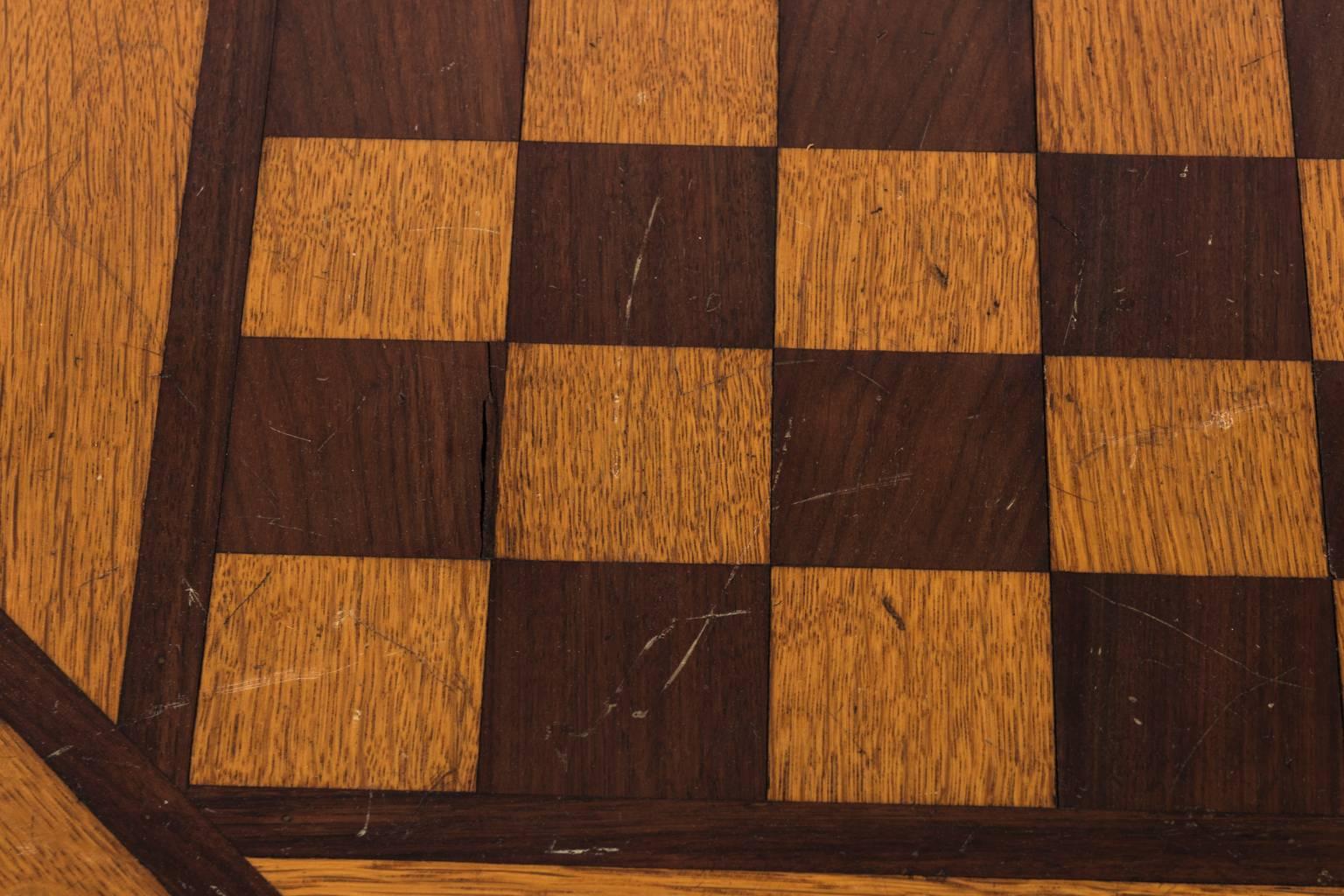 20th Century Wood Art Deco Game Table For Sale