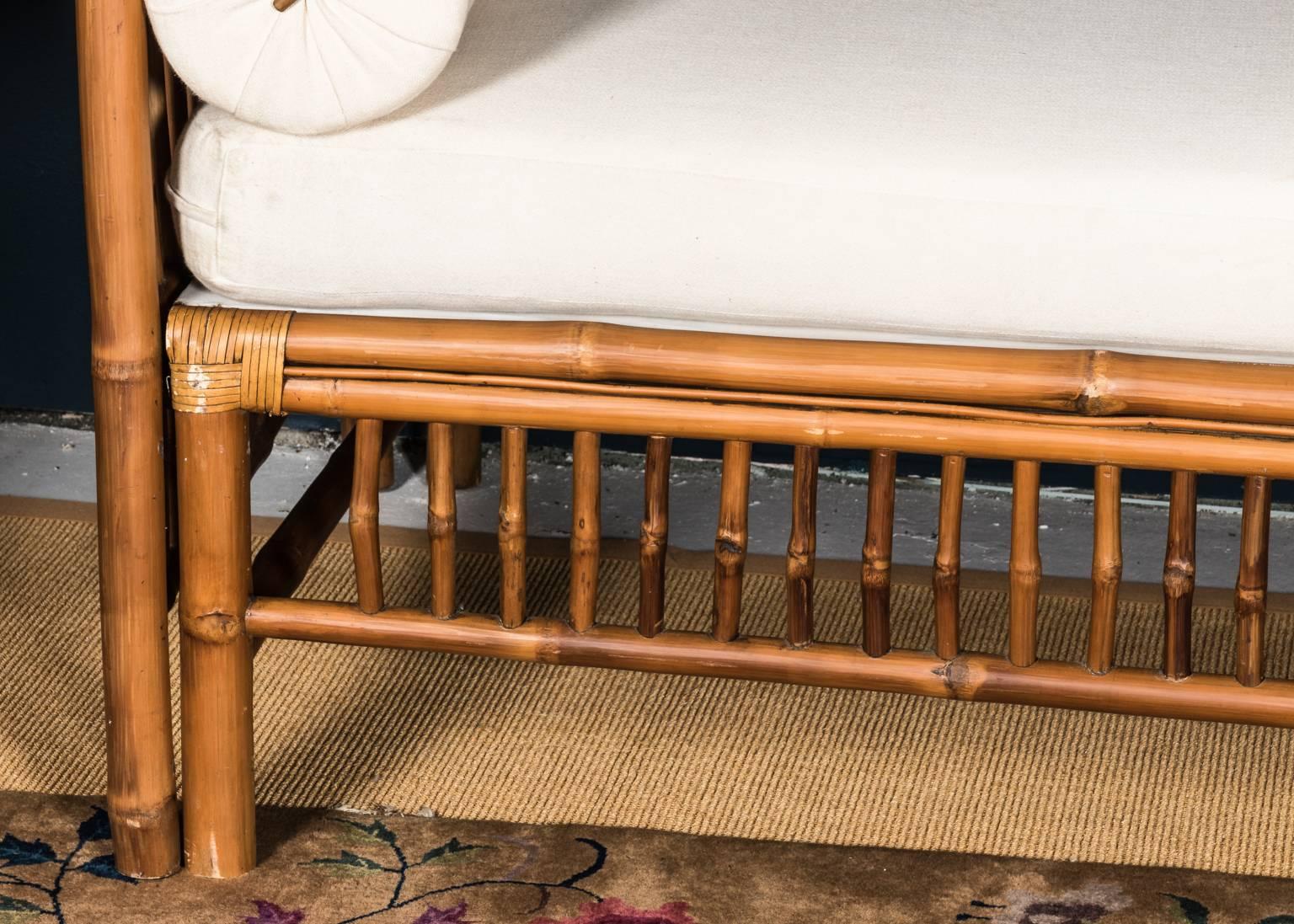 bamboo canopy bed frame