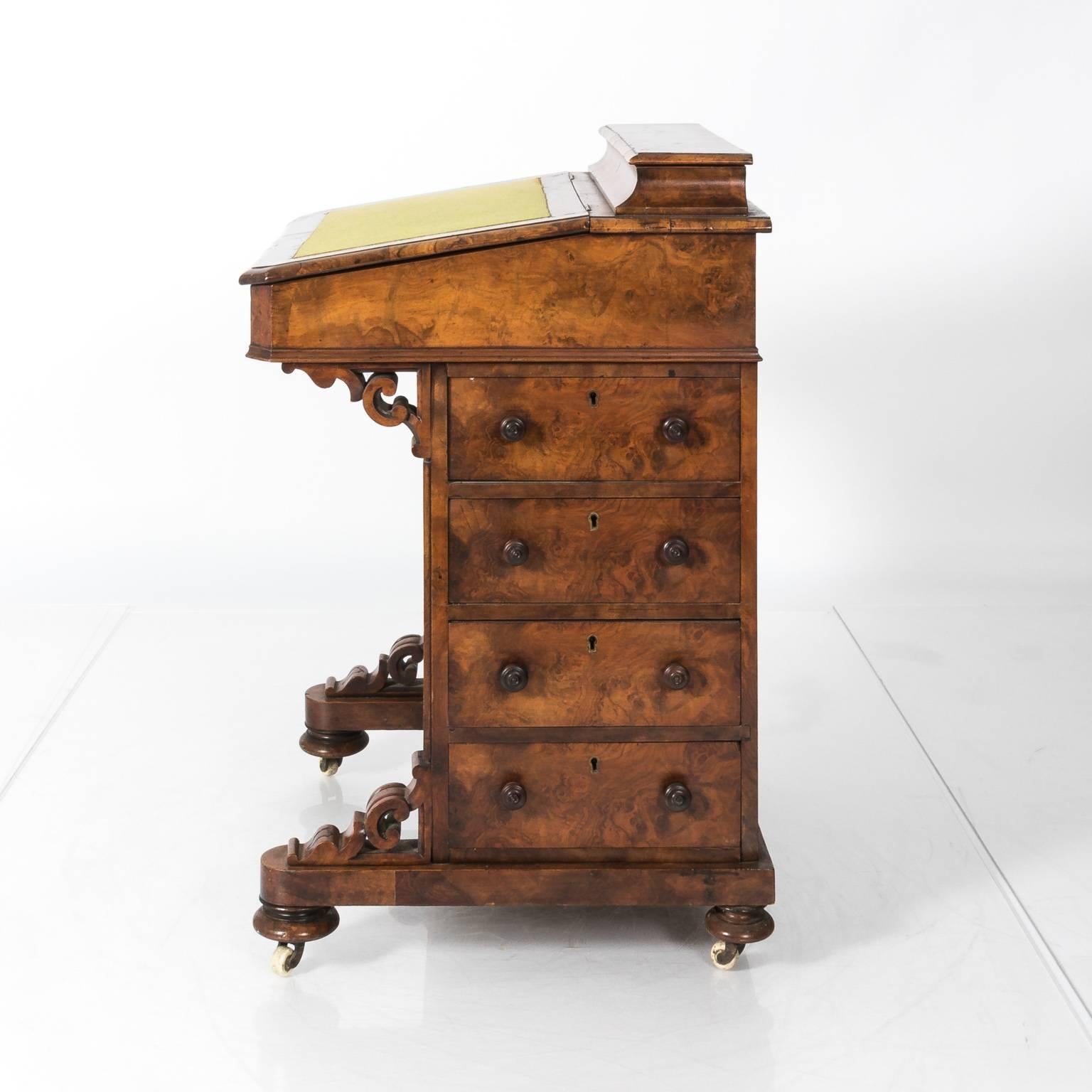 19th Century English Walnut Desk 1