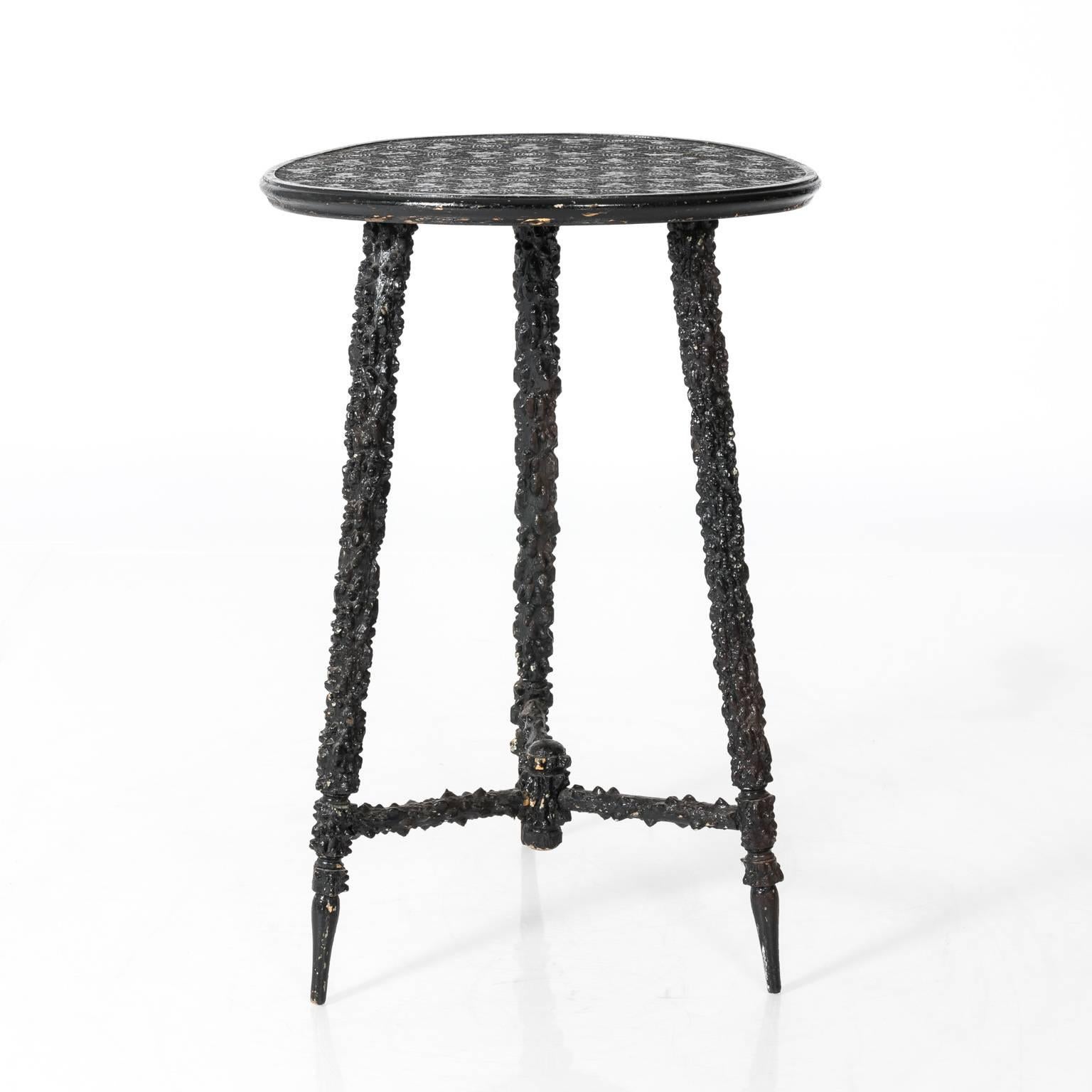 Early 20th Century Black Thorn Side Table 2
