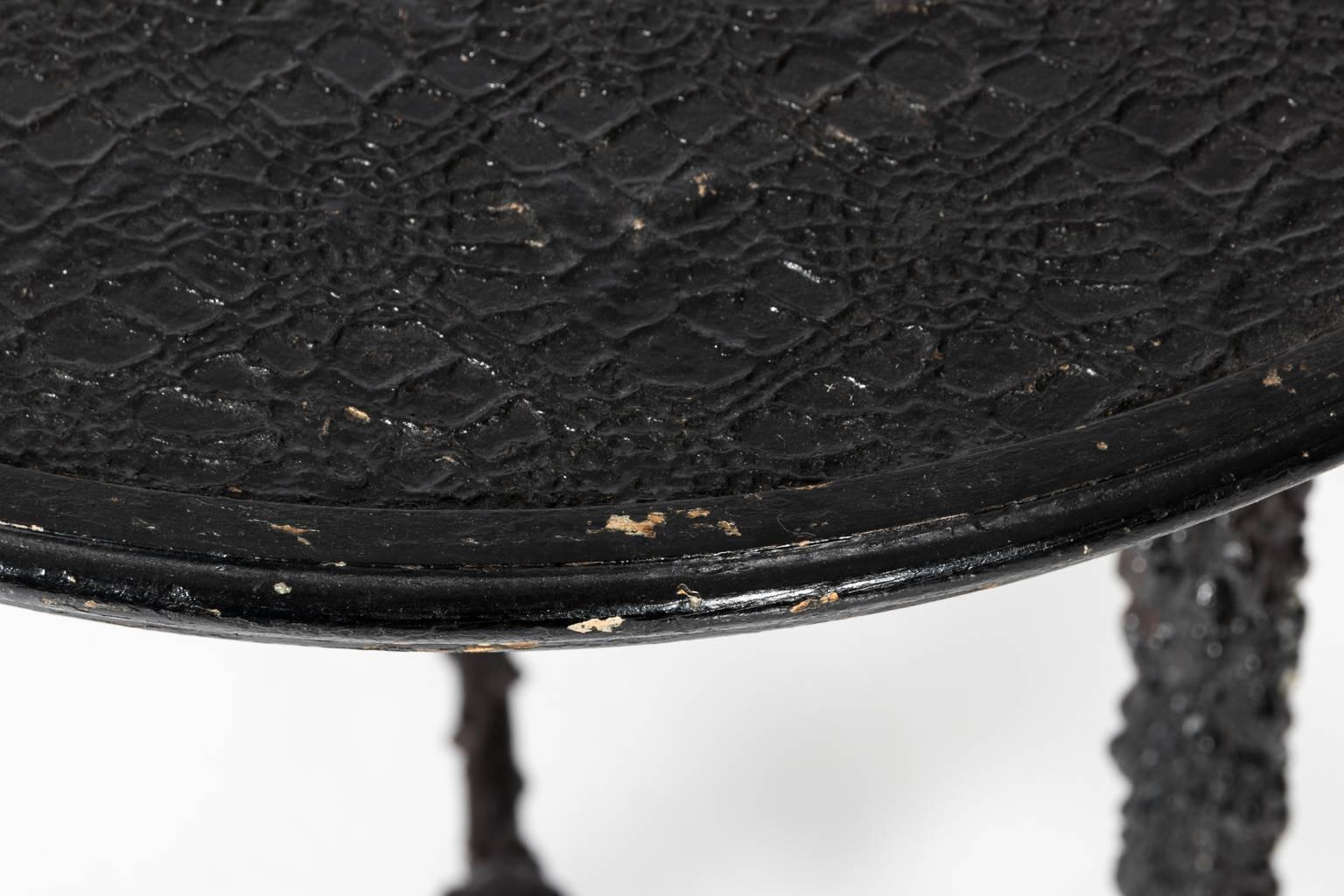 Early 20th Century Black Thorn Side Table 1