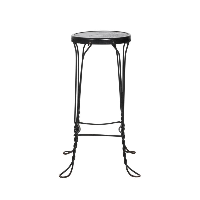 Pair of French Bistro Bar Stools For Sale at 1stdibs