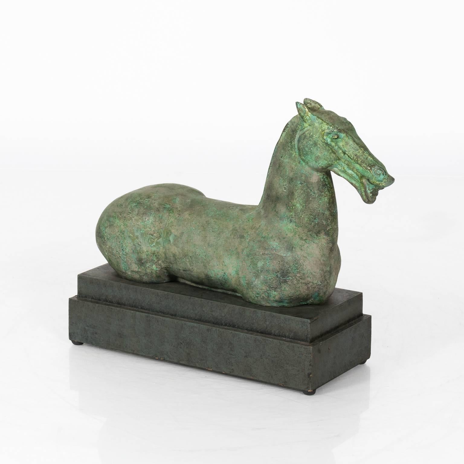 20th Century Stone Replica of a Greek Horse For Sale