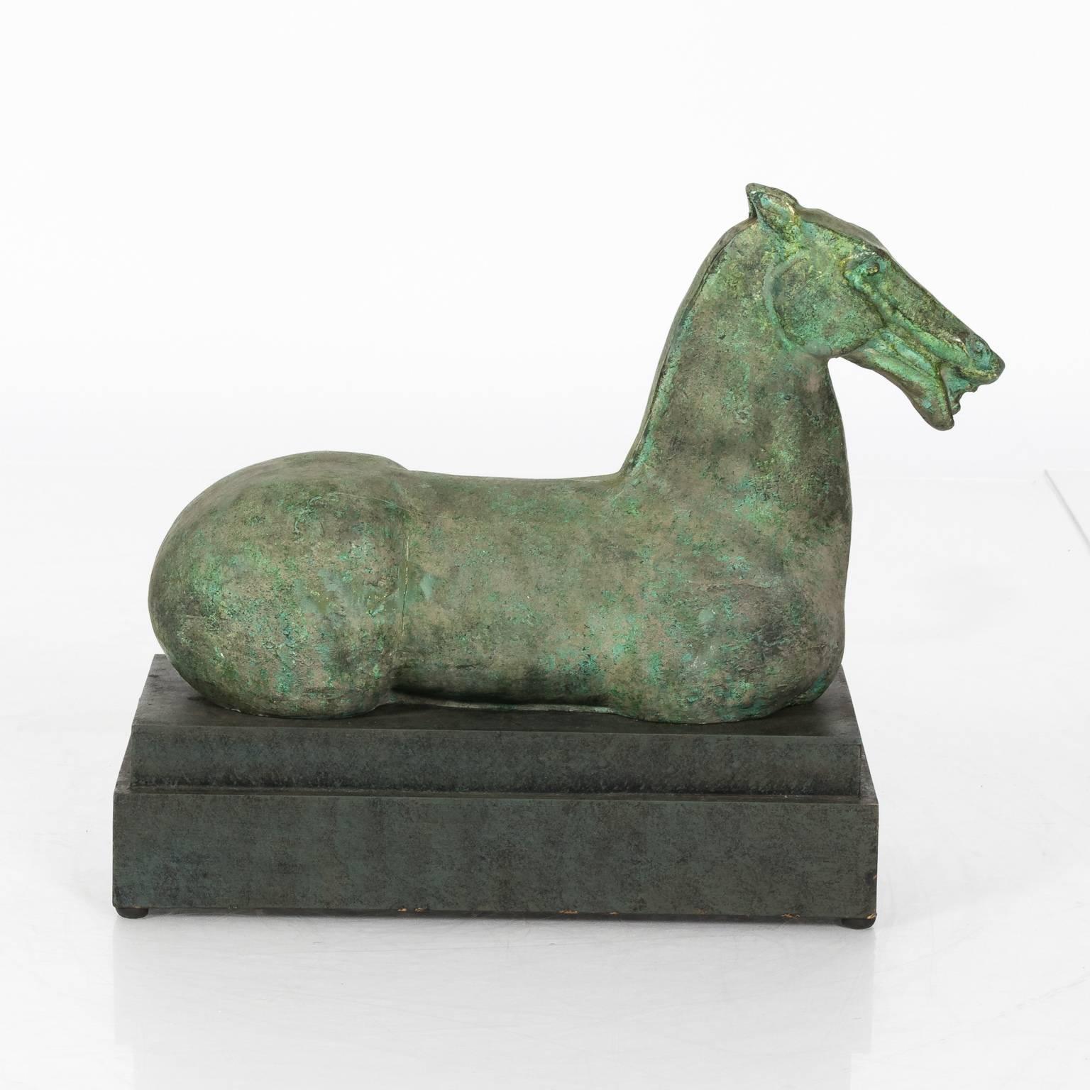 Stone Replica of a Greek Horse For Sale 1