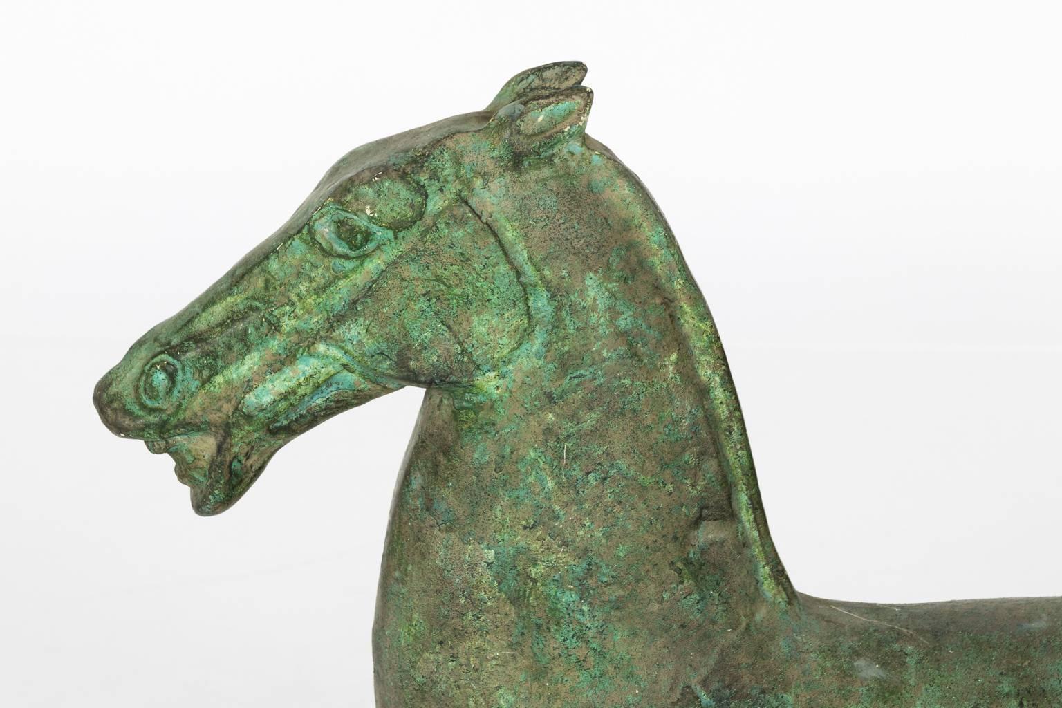Stone Replica of a Greek Horse For Sale 2