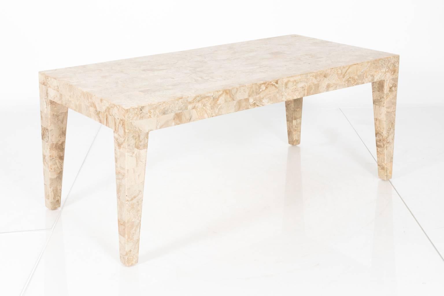 Tessellated Stone Coffee Table For Sale 1