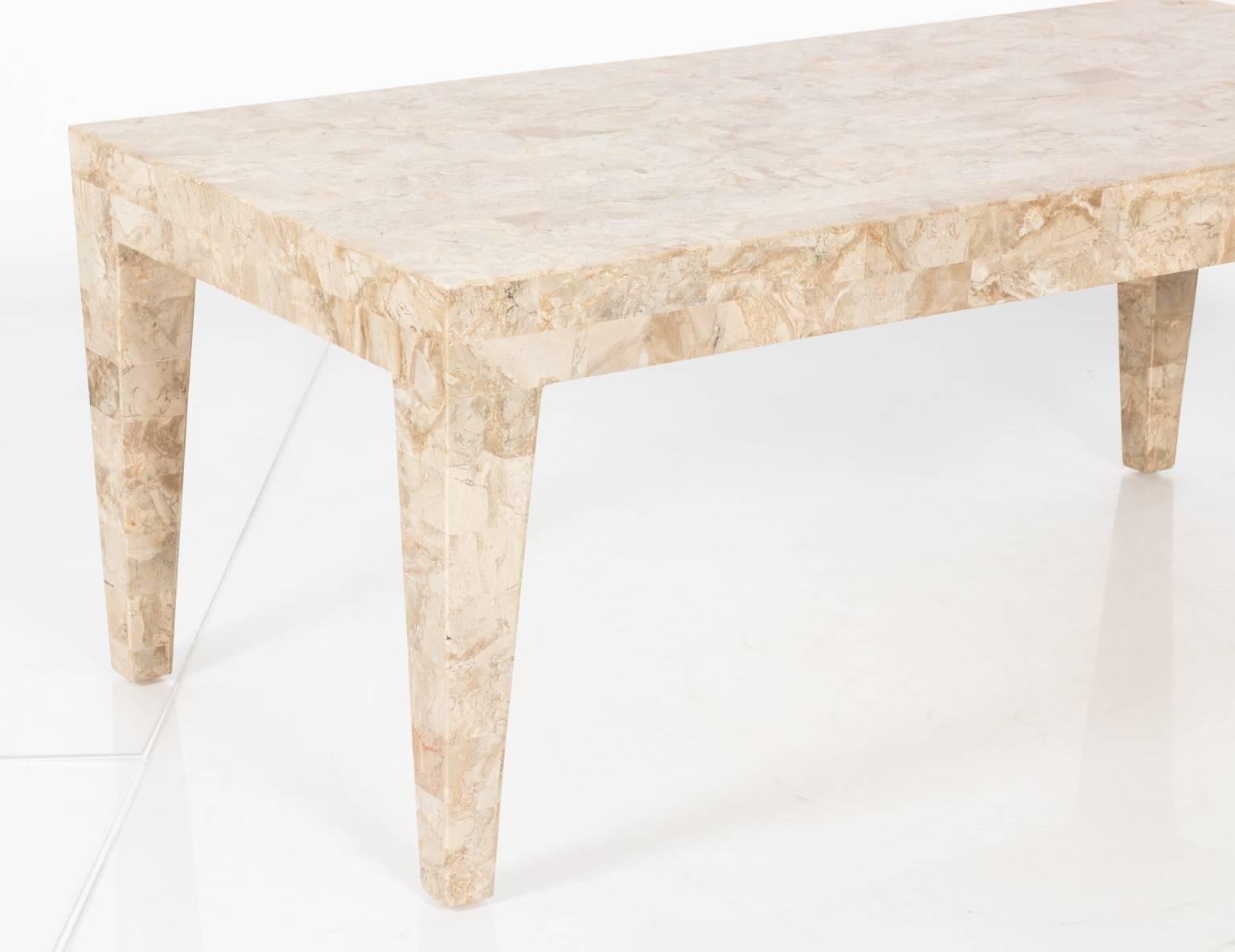 Tessellated Stone Coffee Table For Sale 2