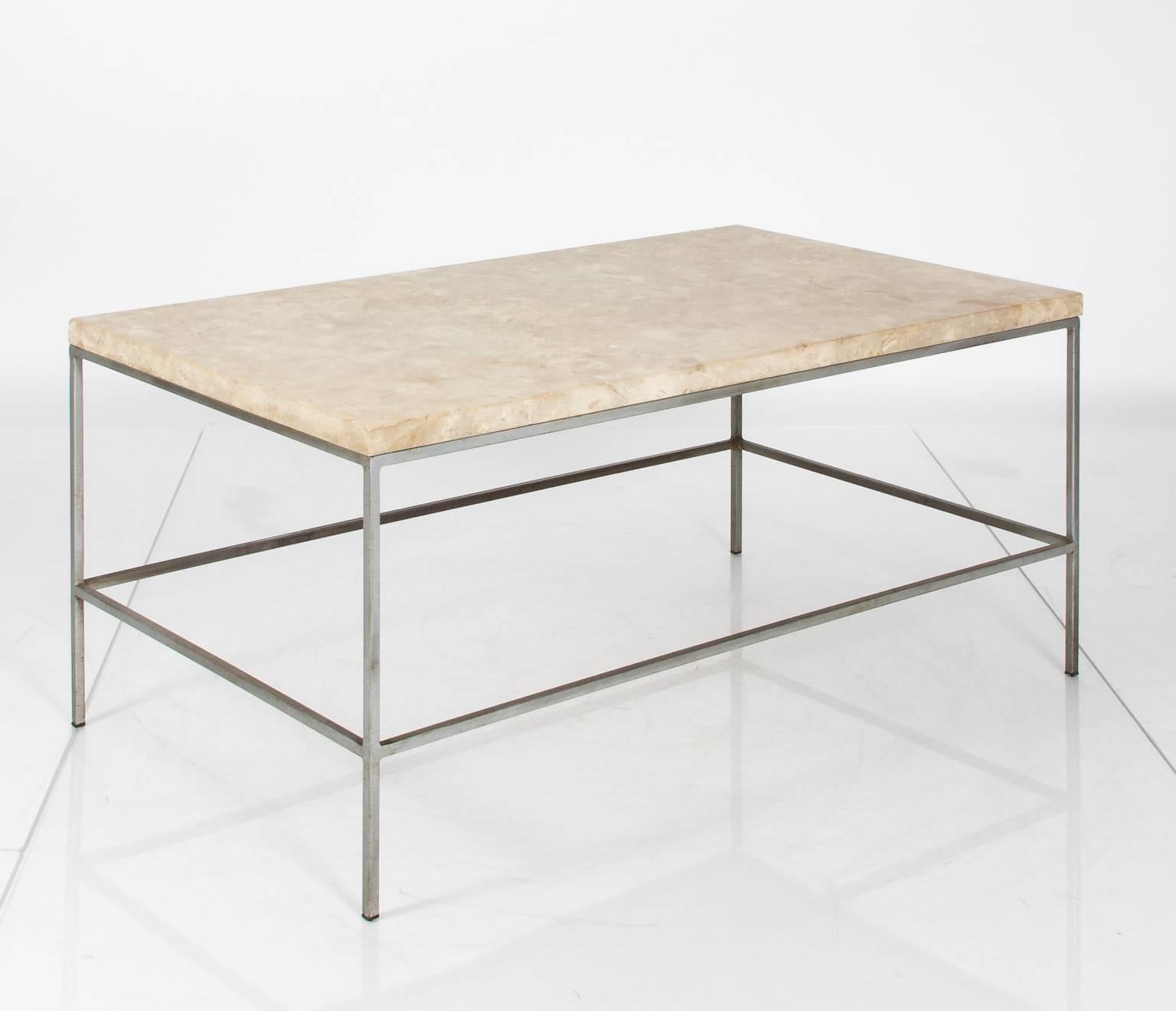 Mid-Century Modern Midcentury Steel Coffee Table For Sale