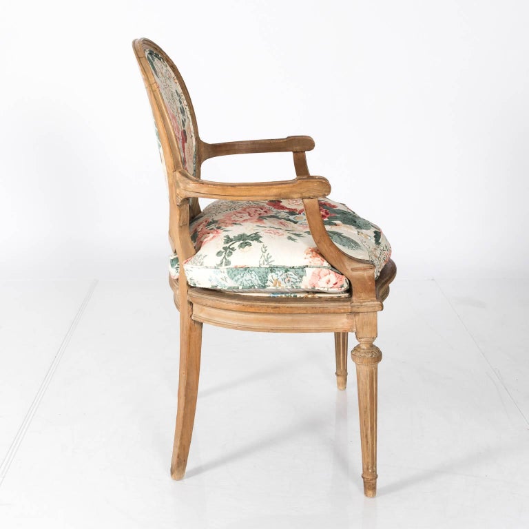 French Upholstered Armchair at 1stDibs