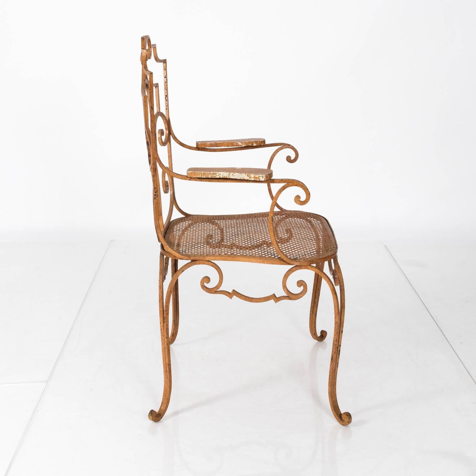 Pair of Jean Charles Moreaux Garden Chairs 1