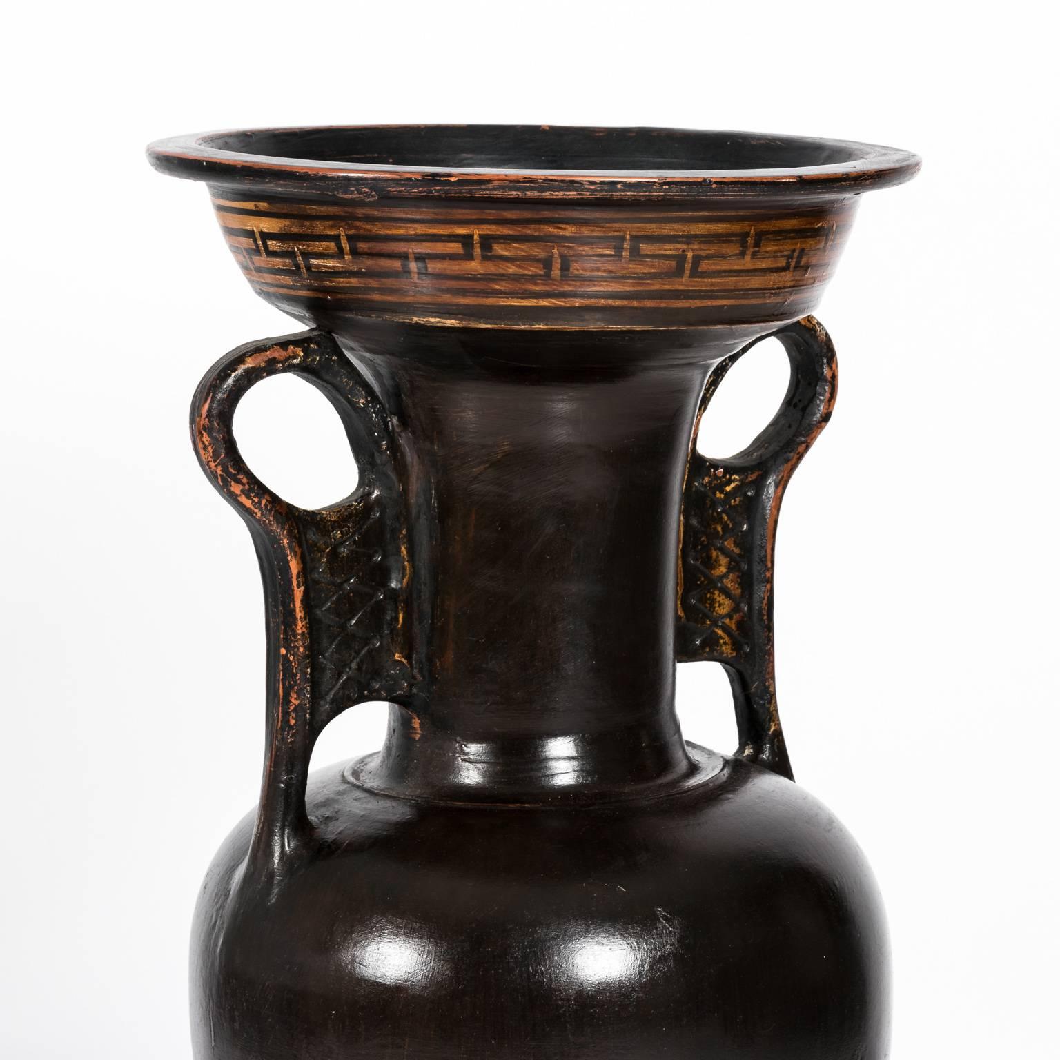 20th Century Large Ceramic Greek Vase  For Sale
