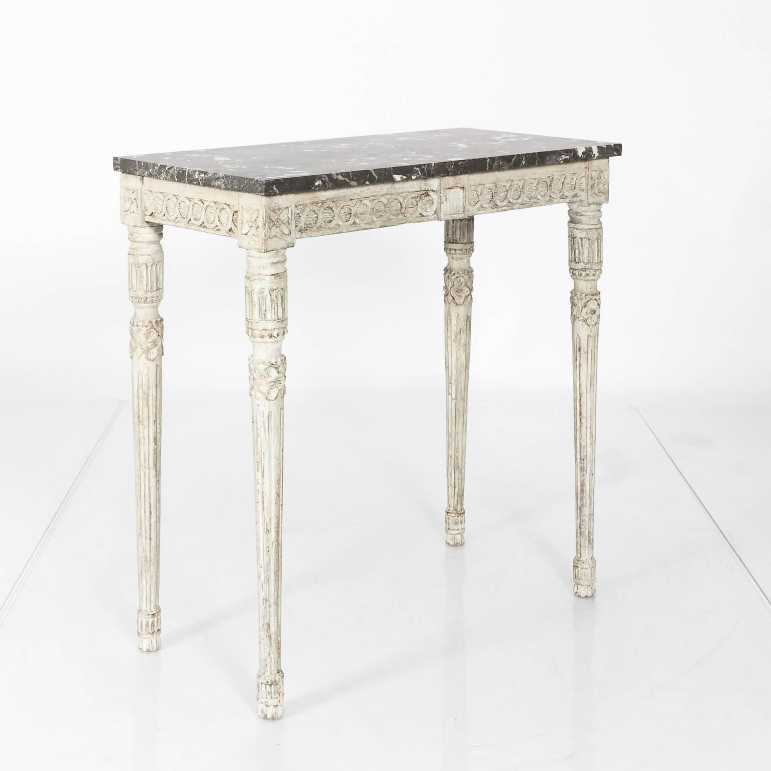 Pair of 19th Century Gustavian Console Tables For Sale 4