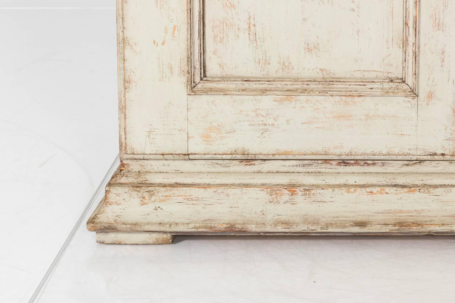 Gustavian Pair of 18th Century, Swedish Two-Door Cabinets For Sale