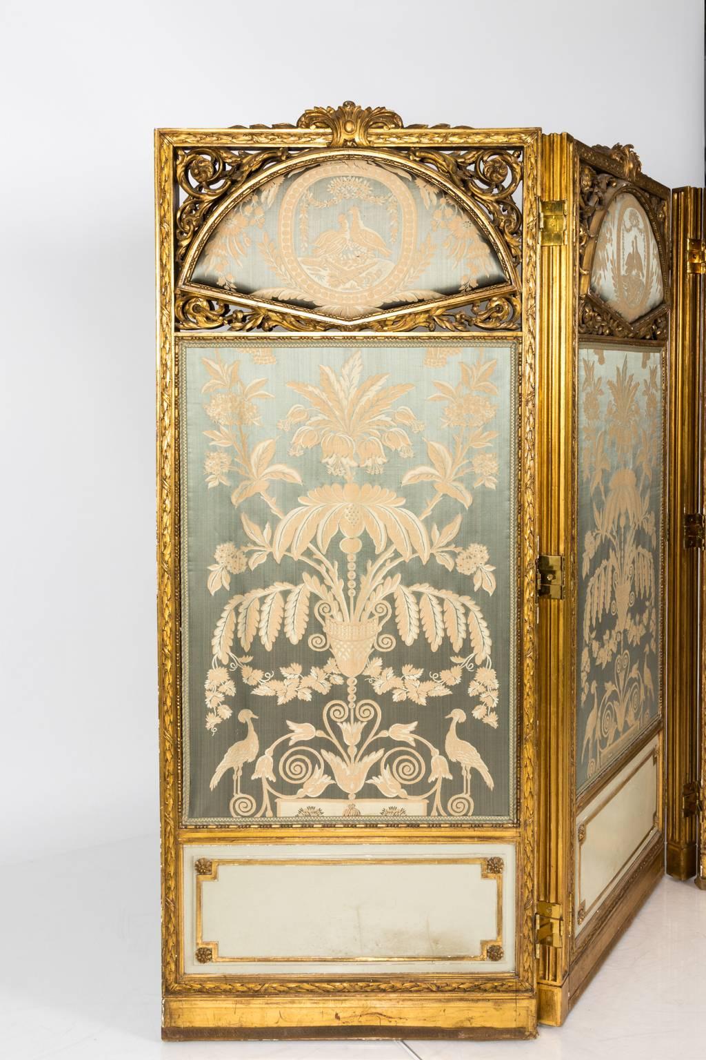 antique french dressing screen