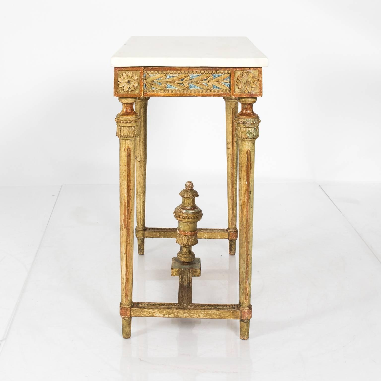 18th Century Gustavian Console Table In Good Condition For Sale In Stamford, CT