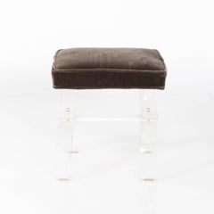 Pair of Lucite Benches, circa 1980s