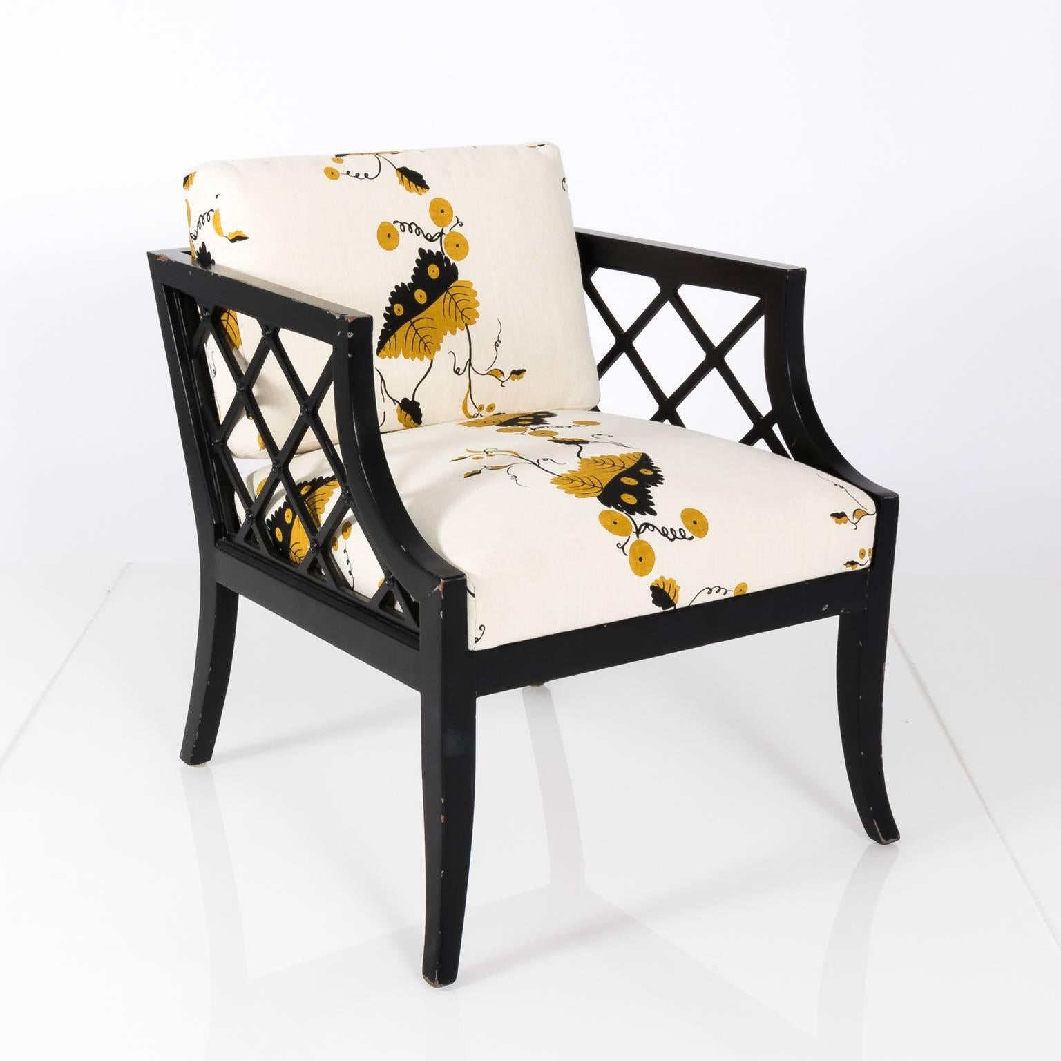 Mid-20th Century Chinoiserie Style Armchairs 1