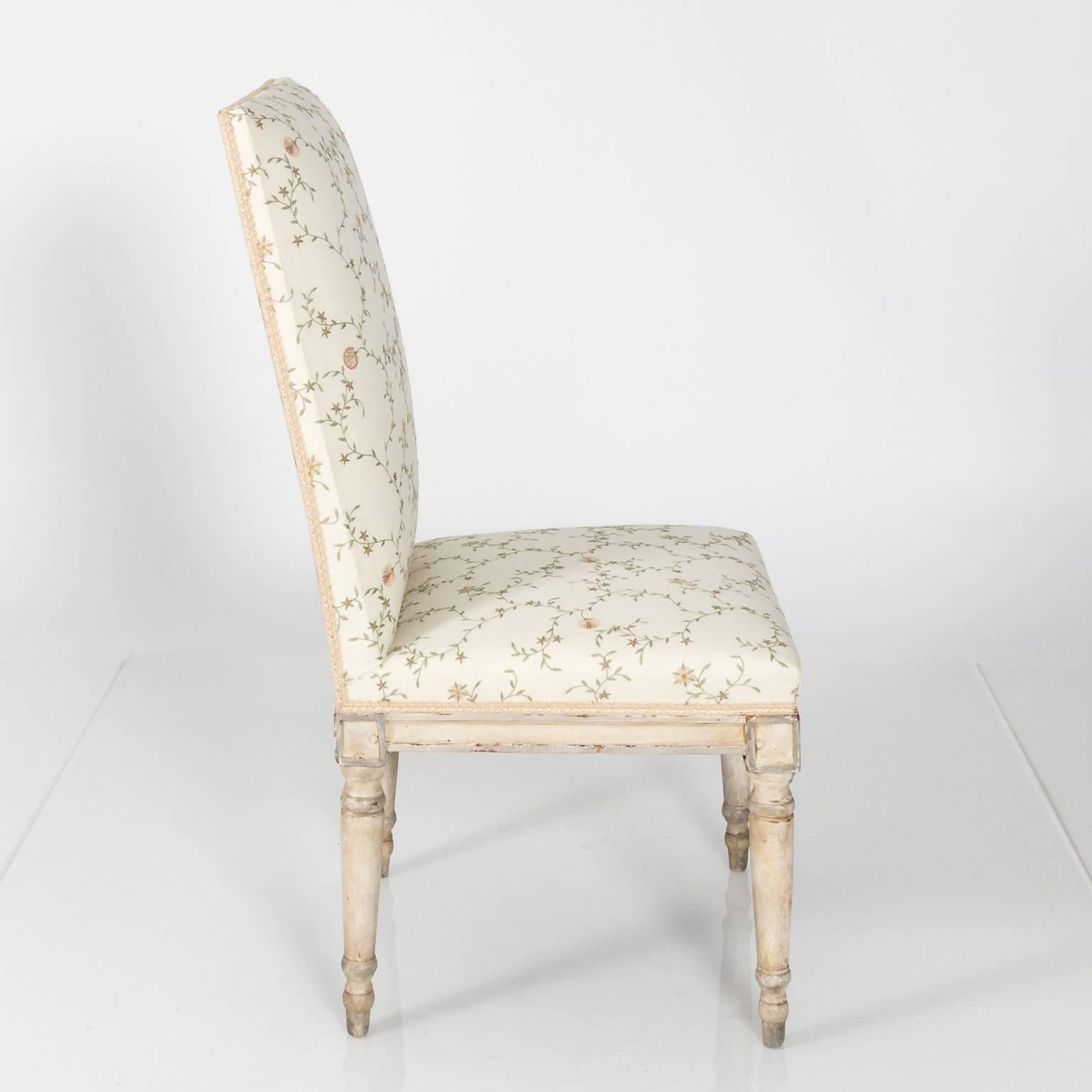 Pair of Swedish Painted Chairs 2