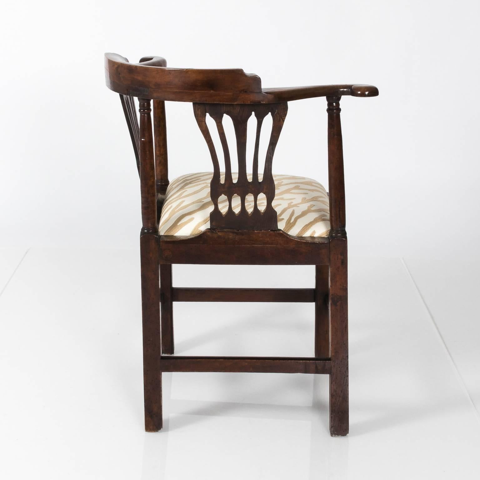 English George III Corner Chair