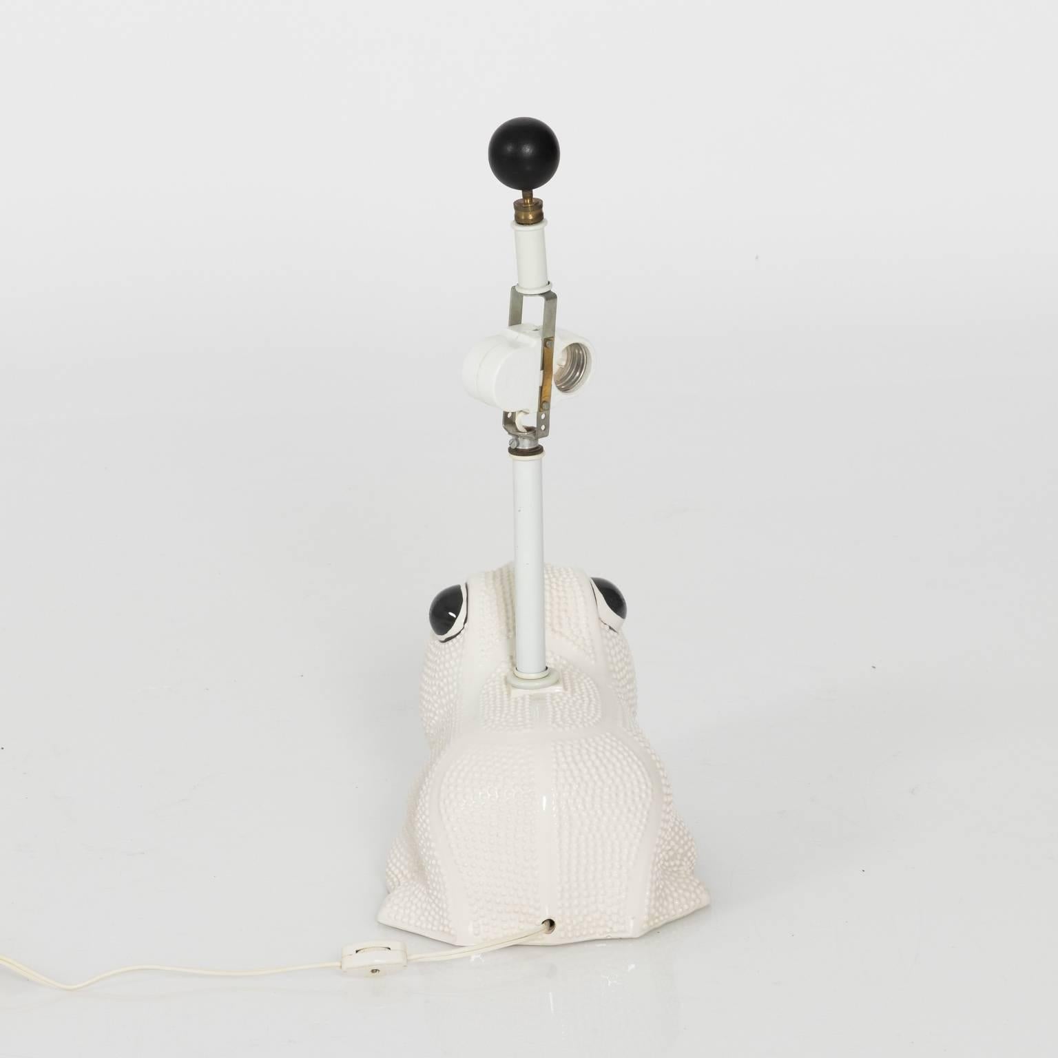 Ceramic Frog Lamp, circa 1970 For Sale 2
