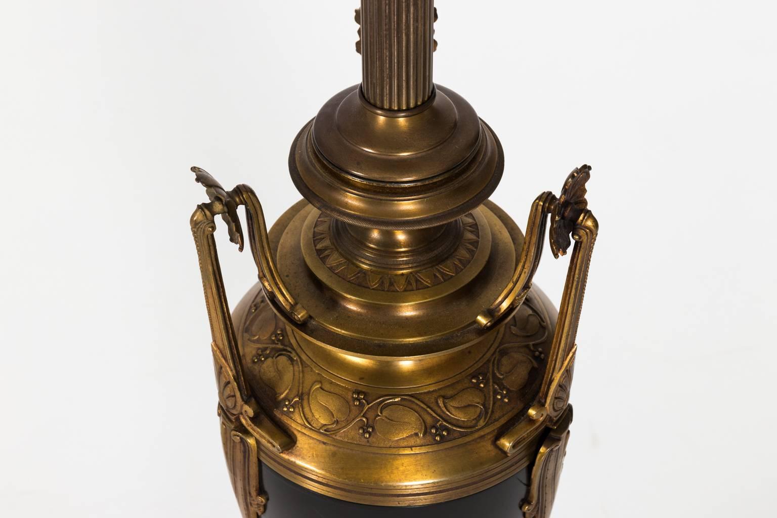 20th Century Pair of Aesthetic Style Urn Lamps