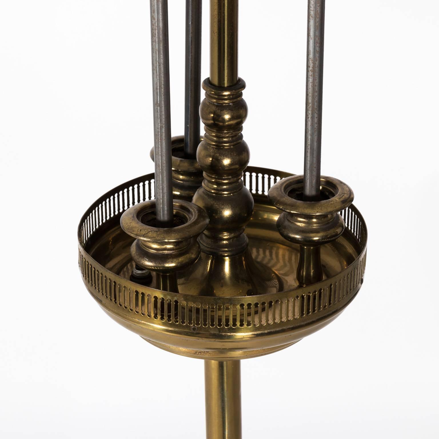 Brass Bouillotte Style Lamp