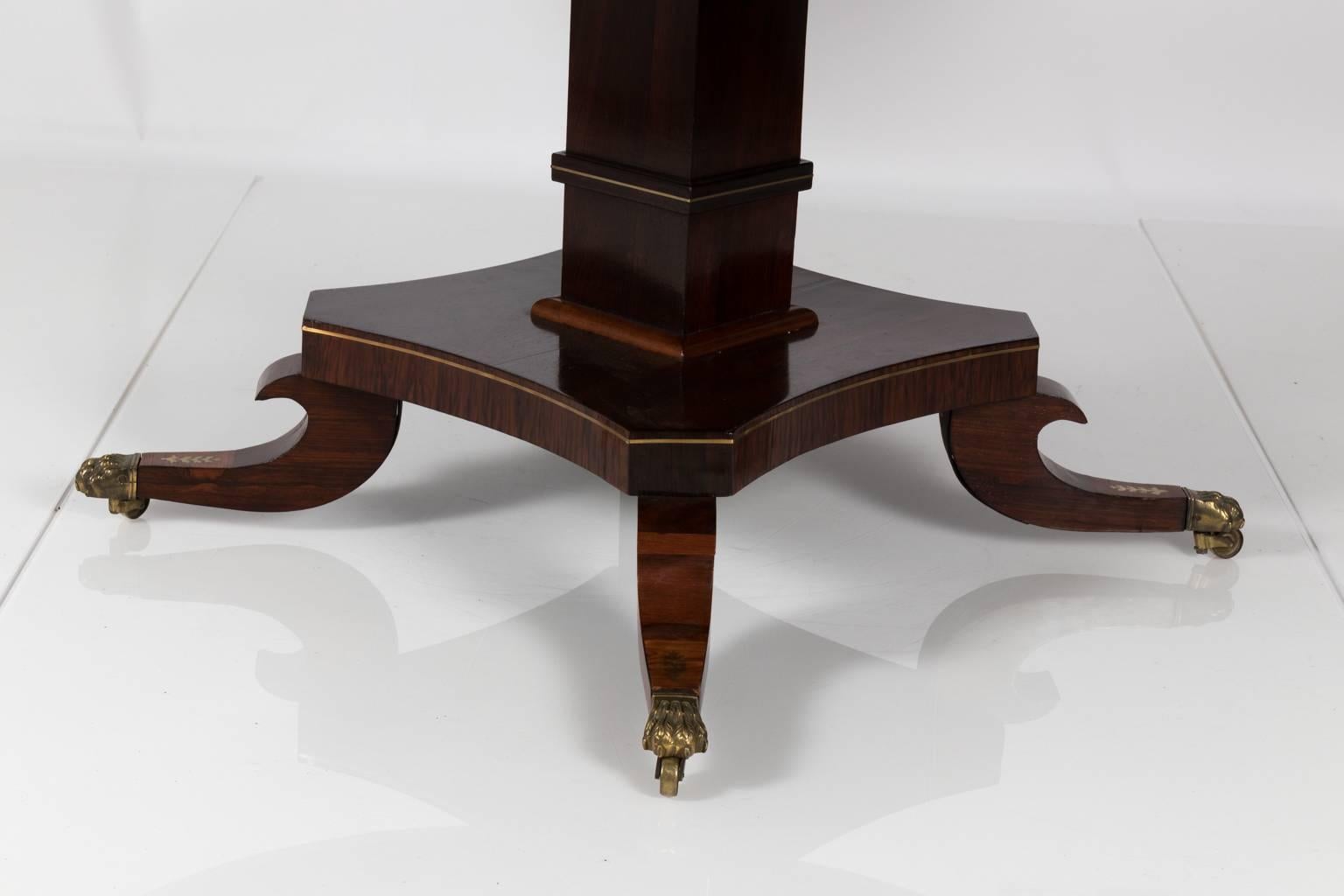 English Rosewood Centre Table 3