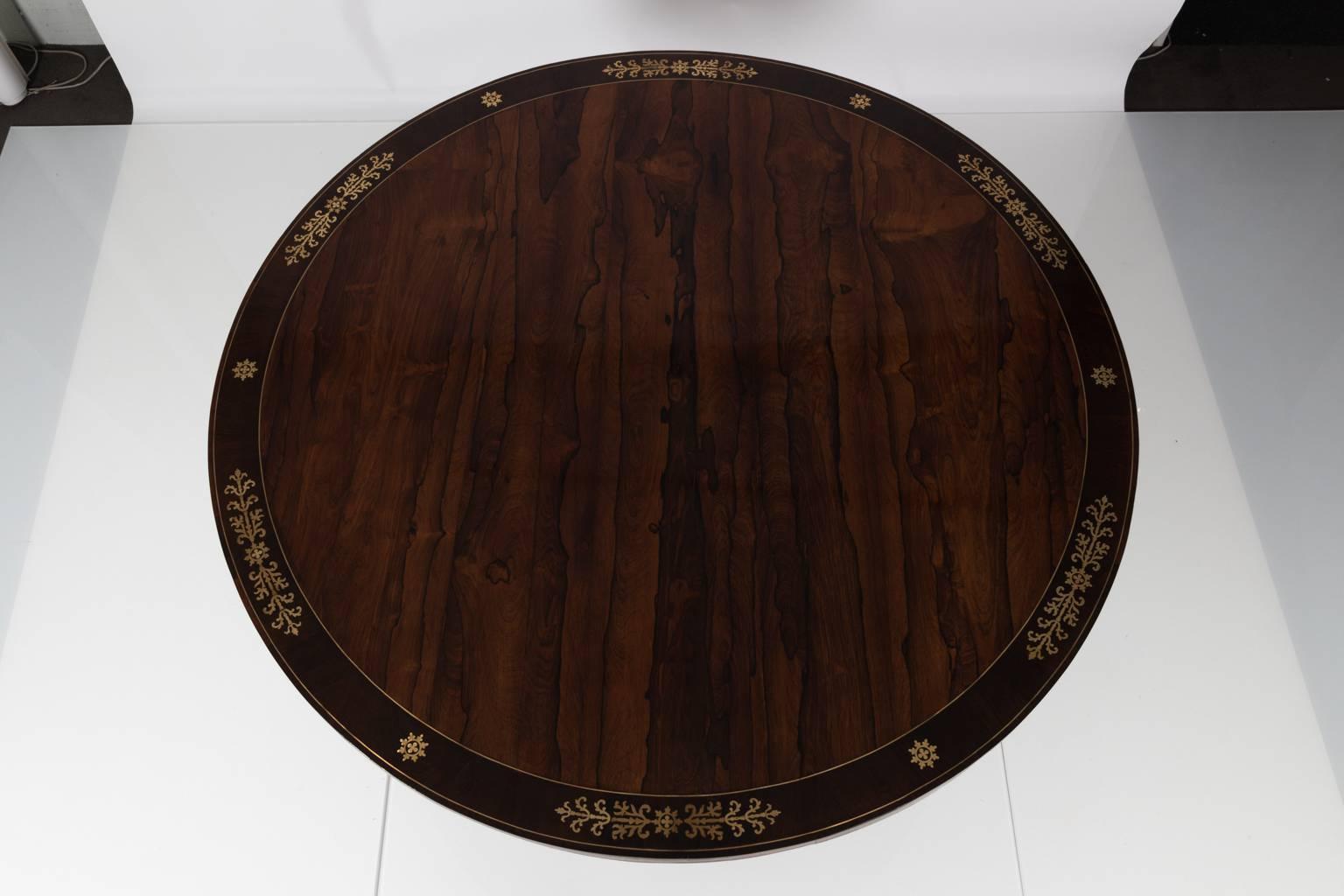English Rosewood Centre Table 1