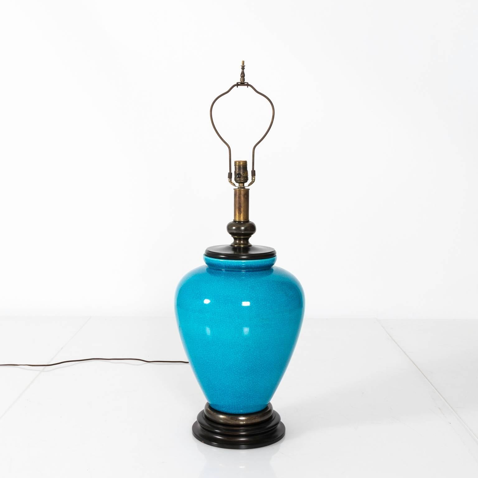 Ceramic Large Midcentury Table Lamp