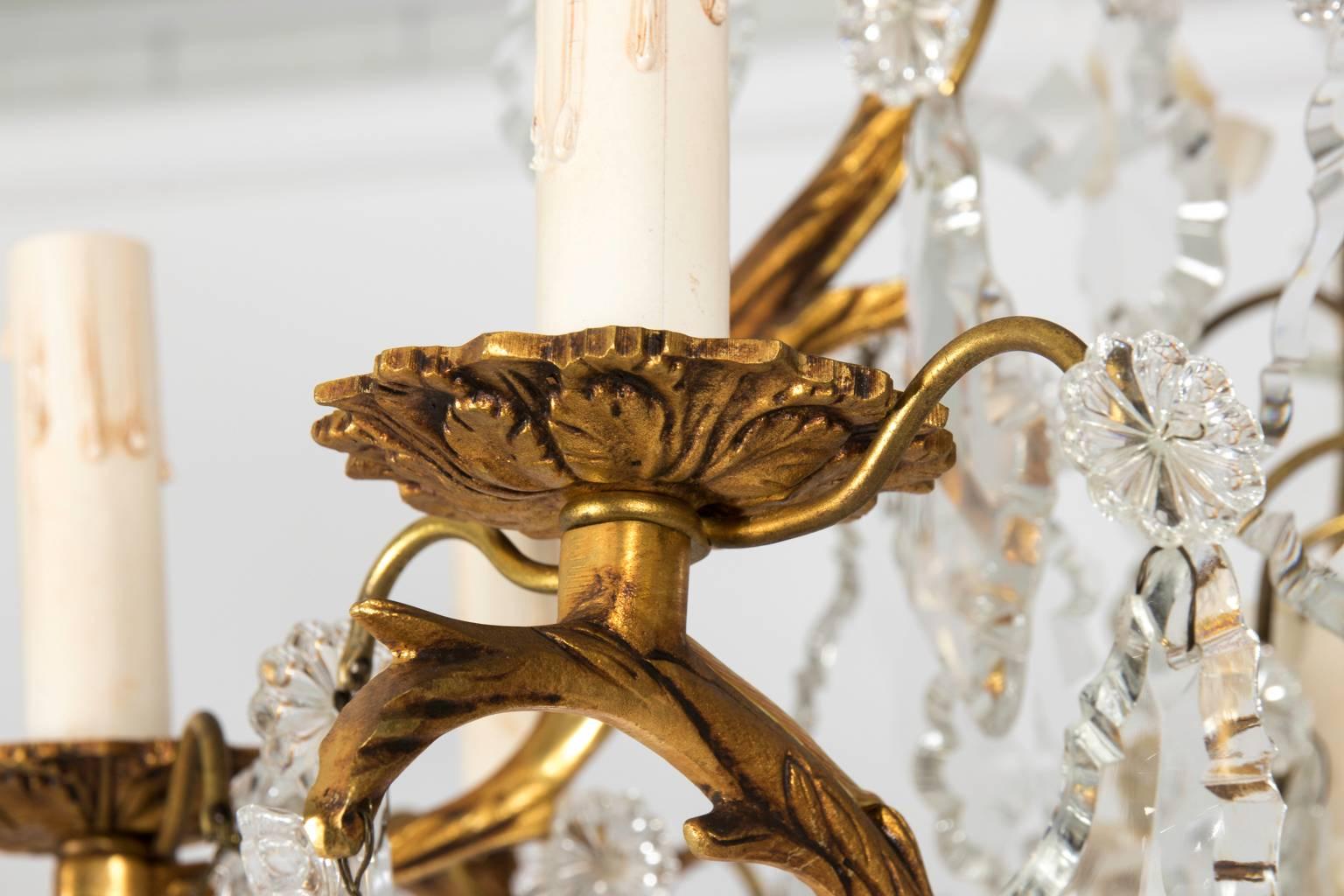 Crystal Chandelier, circa 1870 In Good Condition In Stamford, CT