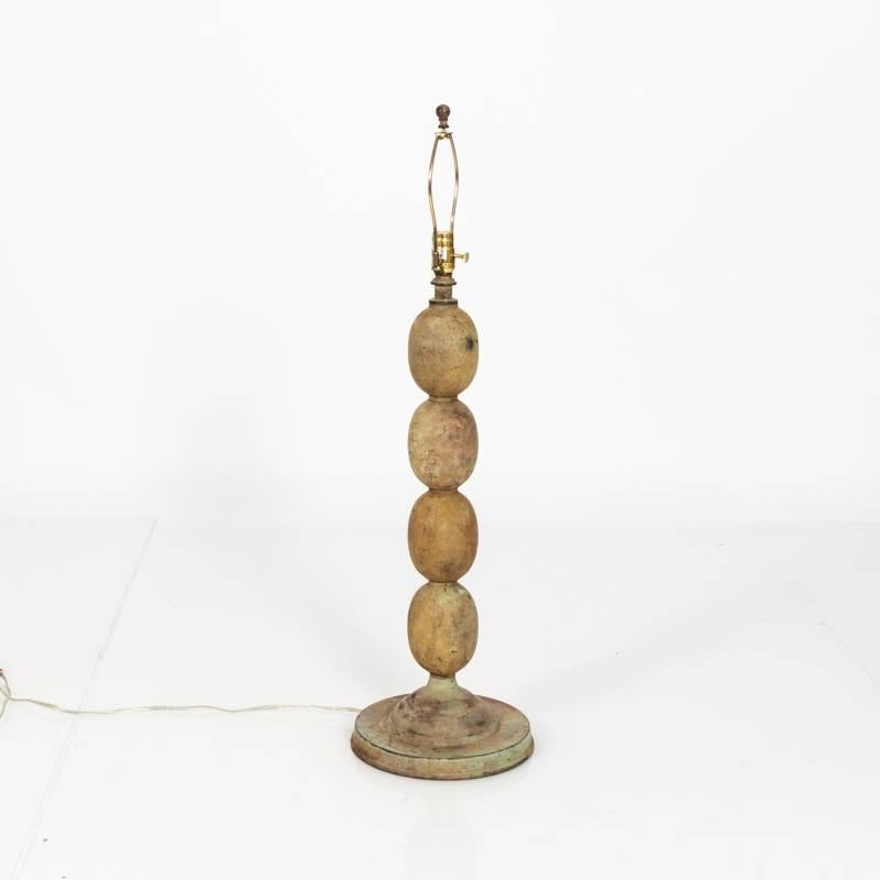 Pair of Contemporary Wood Lamps 4